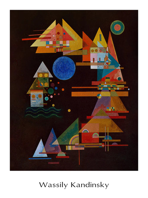 Wassily Kandinsky Spitzen im Bogen, 1927 Art Print 60x80cm | Yourdecoration.co.uk