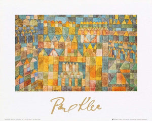 Paul Klee Tempelviertel von Pert, 1928 Art Print 30x24cm | Yourdecoration.co.uk