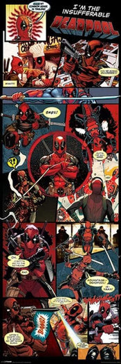 Pyramid Deadpool Panels Poster 53x158cm | Yourdecoration.co.uk