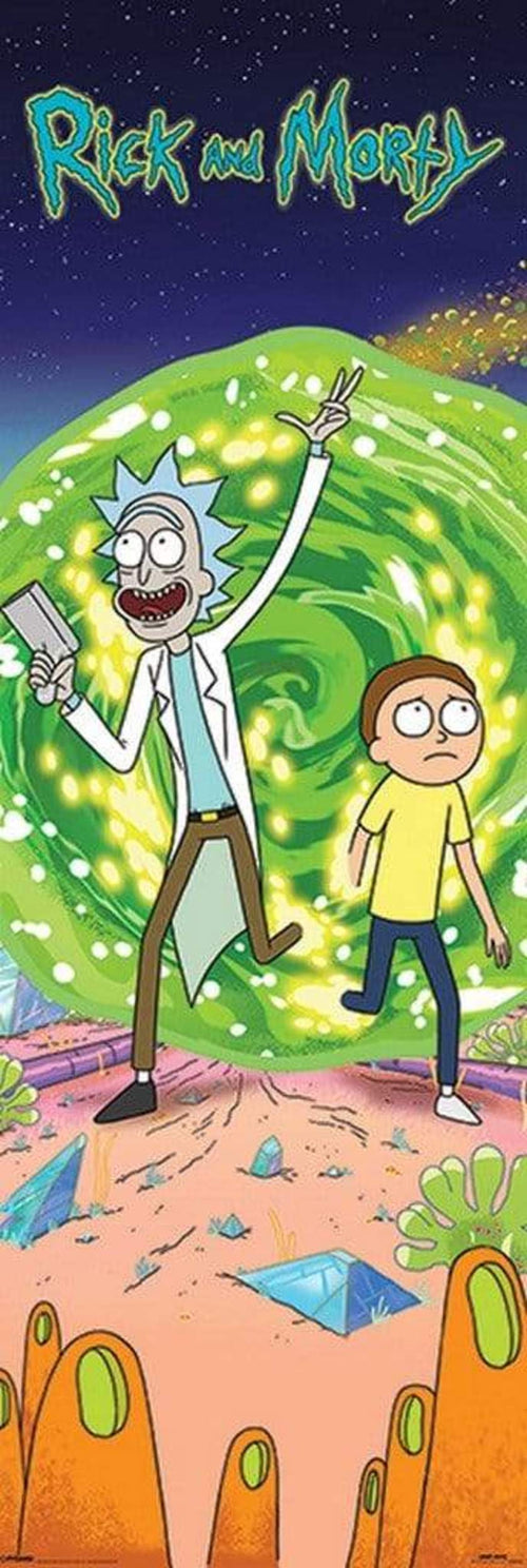 Pyramid Rick and Morty Portal Poster 53x158cm | Yourdecoration.co.uk