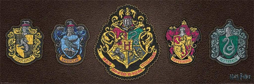 Pyramid Harry Potter Crests Poster 91,5x30,5cm | Yourdecoration.co.uk