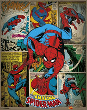 Pyramid Marvel Comics Spider Man Retro Poster 40x50cm | Yourdecoration.co.uk