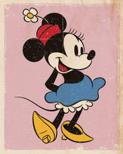 Pyramid Minnie Mouse Retro Poster 40x50cm | Yourdecoration.co.uk