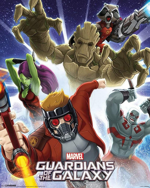 Pyramid Guardians Of The Galaxy Burst Poster 40x50cm | Yourdecoration.co.uk