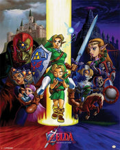 Pyramid The Legend of Zelda Ocarina of Time Poster 40x50cm | Yourdecoration.co.uk