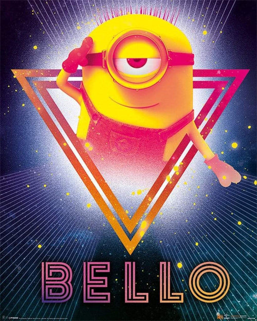 Pyramid Despicable Me 3 80s Bello Poster 40x50cm | Yourdecoration.co.uk