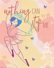 Pyramid Mulan Nothing Can Stop Me Poster 40x50cm | Yourdecoration.co.uk