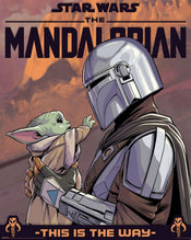 Pyramid Star Wars The Mandalorian Hello Little One Poster 40X50cm | Yourdecoration.co.uk