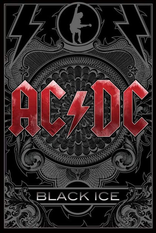 Pyramid AC DC Black Ice Poster 61x91,5cm | Yourdecoration.co.uk