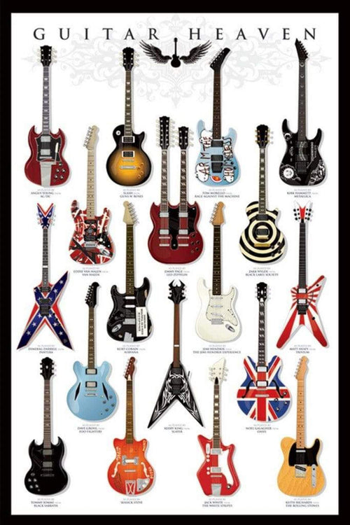 Pyramid Guitar Heaven Poster 61x91,5cm | Yourdecoration.co.uk