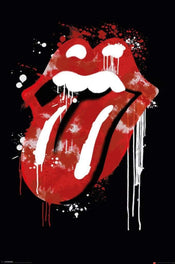 Pyramid The Rolling Stones Graffiti Lips Poster 61x91,5cm | Yourdecoration.co.uk