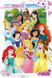 Pyramid Disney Princess I am a Princess Poster 61x91,5cm | Yourdecoration.co.uk