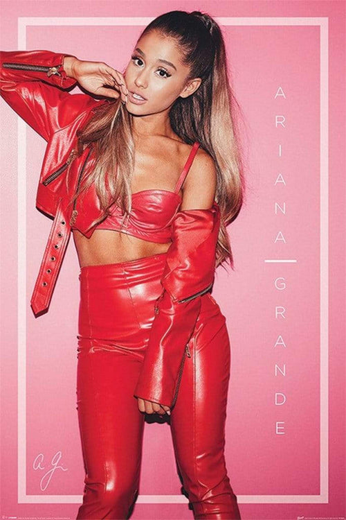 Pyramid Ariana Grande Red Poster 61x91,5cm | Yourdecoration.co.uk