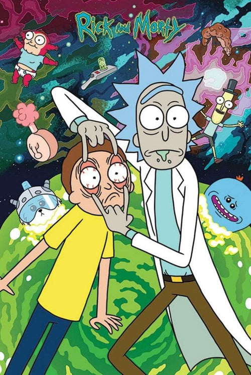 Pyramid Rick and Morty Watch Poster 61x91,5cm | Yourdecoration.co.uk