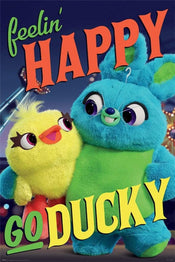 Pyramid Toy Story 4 Happy Go Ducky Poster 61x91,5cm | Yourdecoration.co.uk