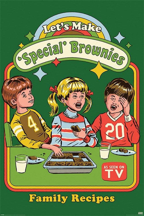 Pyramid Steven Rhodes Lets Make Special Brownies Poster 61x91,5cm | Yourdecoration.co.uk