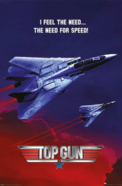 pyramid pp34631 top gun the need for speed poster 61x91 5cm | Yourdecoration.co.uk