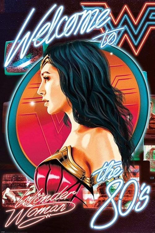 Pyramid Wonder Woman 1984 Welcome to the 80s Poster 61x91,5cm | Yourdecoration.co.uk