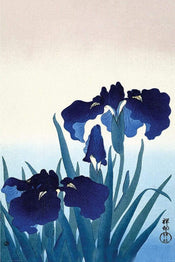 Pyramid Ohara Koson Iris Flowers Poster 61x91,5cm | Yourdecoration.co.uk