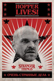 Pyramid Stranger Things Hopper Lives Poster 61x91,5cm | Yourdecoration.co.uk