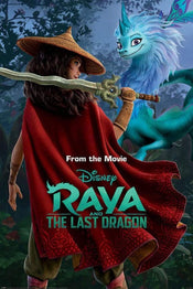 Pyramid Raya and the Last Dragon Warrior in the Wild Poster 61x91,5cm | Yourdecoration.co.uk