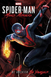 Pyramid Spider Man Miles Morales Cybernetic Swing Poster 61x91,5cm | Yourdecoration.co.uk