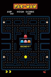 Pyramid Pac Man Maze Poster 61x91,5cm | Yourdecoration.co.uk