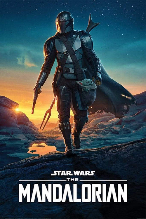 Pyramid Star Wars The Mandalorian Nightfall Poster 61x91,5cm | Yourdecoration.co.uk