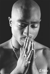 Pyramid Tupac Pray Poster 61x91,5cm | Yourdecoration.co.uk