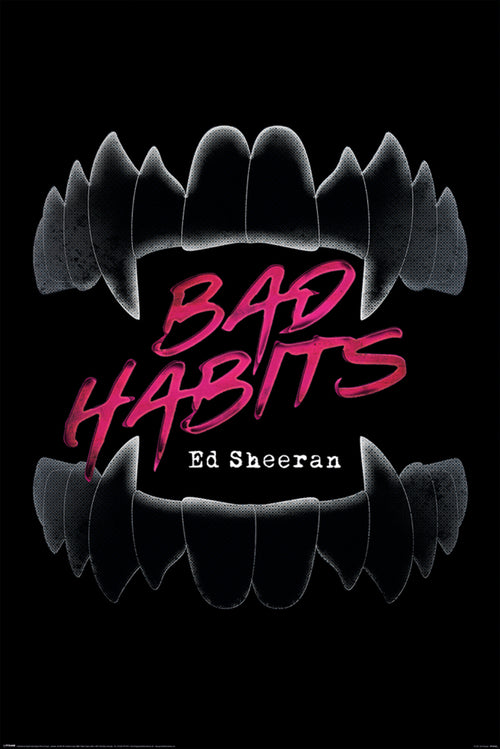 Pyramid Ed Sheeran Bad Habits Poster 61x91,5cm | Yourdecoration.co.uk