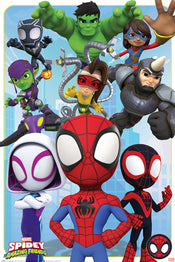 Pyramid Pp34950 Spidey And His Amazing Friends Goodies And Baddies Poster 61X91-5cm | Yourdecoration.co.uk