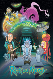 Pyramid Pp34955 Rick And Morty Toilet Adventure Poster 61X91-5cm | Yourdecoration.co.uk