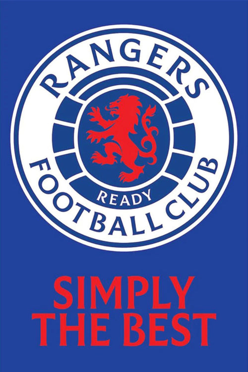 pyramid pp34963 rangers f c simply the best poster 61x91 5cm | Yourdecoration.co.uk