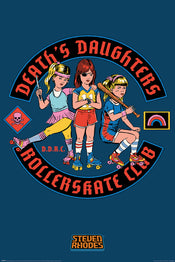 Pyramid PP35012 Steven Rhodes Death'S Daughters Rollerskate Club Poster | Yourdecoration.co.uk