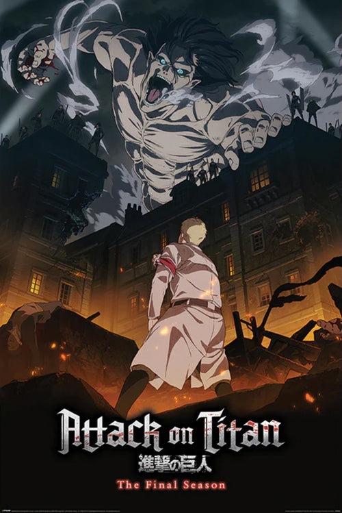 Pyramid Pp35088 Attack On Titan S4 Eren Onslaught Poster 61X91,5cm | Yourdecoration.co.uk