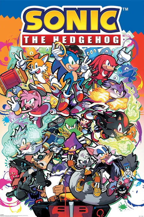 Pyramid Pp35202 Sonic The Hedgehog Comic Characters Poster 61x91 5cm | Yourdecoration.co.uk