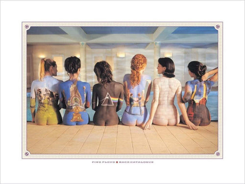 Pyramid Pink Floyd Back Catalogue Art Print 60x80cm | Yourdecoration.co.uk