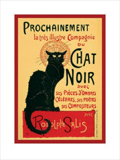 Pyramid Chat Noir Art Print 60x80cm | Yourdecoration.co.uk