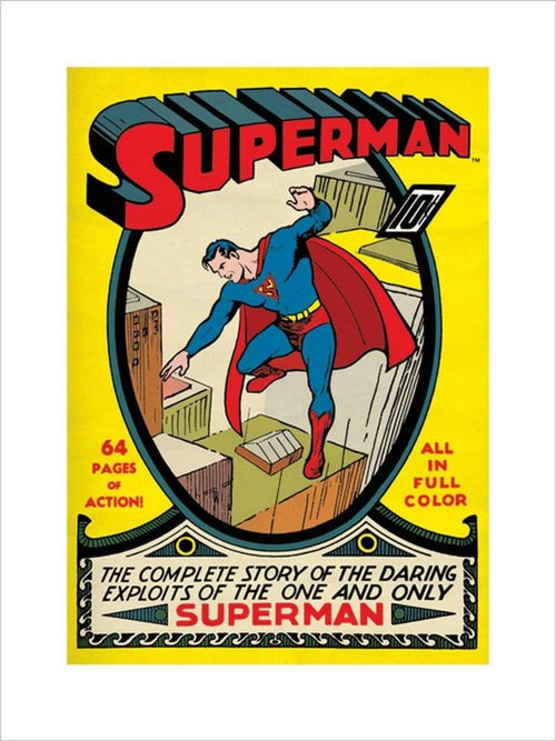 Pyramid Superman No 1 Art Print 60x80cm | Yourdecoration.co.uk