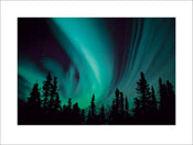 Pyramid Northern Lights Art Print 60x80cm | Yourdecoration.co.uk