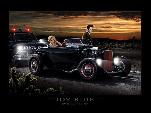 Pyramid Joy Ride Helen Flint Art Print 60x80cm | Yourdecoration.co.uk