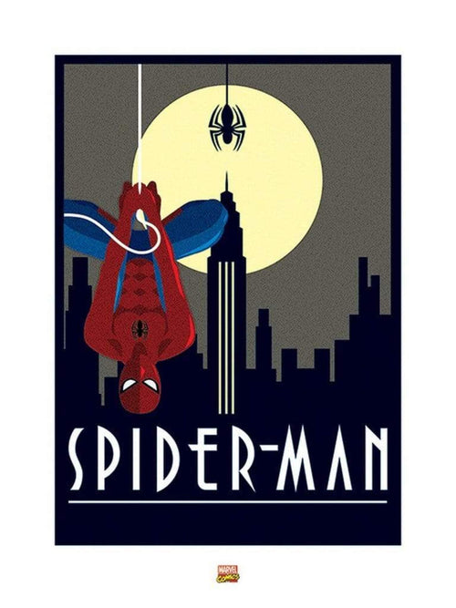 Pyramid Marvel Deco SpiderMan Hanging Art Print 60x80cm | Yourdecoration.co.uk