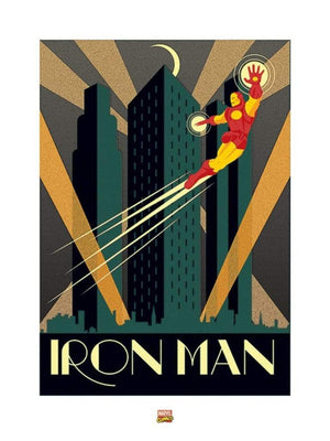 Pyramid Marvel Deco Iron Man Art Print 60x80cm | Yourdecoration.co.uk