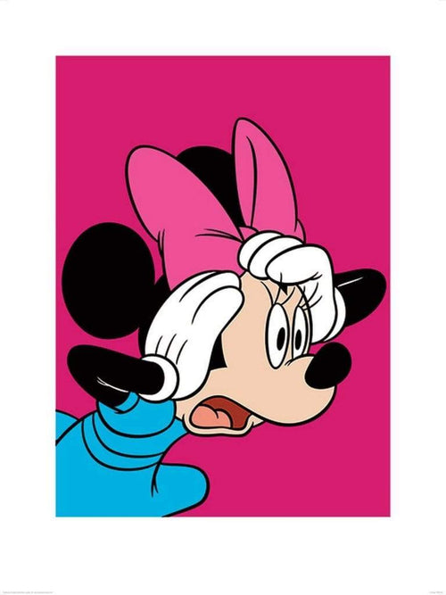 Pyramid Minnie Mouse Shocked Art Print 60x80cm | Yourdecoration.co.uk