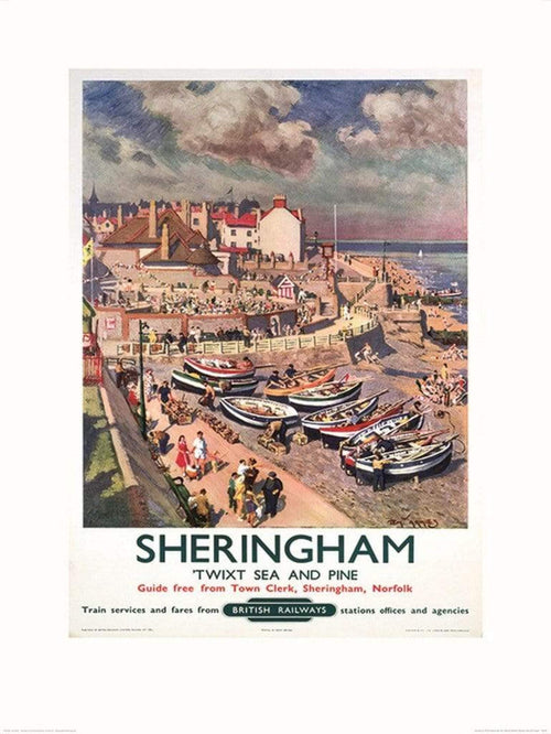 Pyramid Sheringham Art Print 60x80cm | Yourdecoration.co.uk