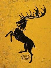 Pyramid Game of Thrones Baratheon Art Print 60x80cm | Yourdecoration.co.uk