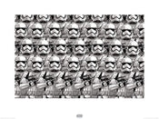 Pyramid Star Wars Episode VII Stormtrooper Pencil Art Art Print 60x80cm | Yourdecoration.co.uk