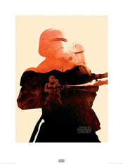 Pyramid Star Wars Episode VII Flametrooper Tri Art Print 60x80cm | Yourdecoration.co.uk