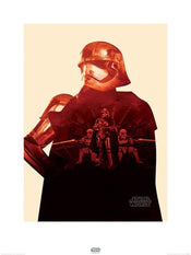 Pyramid Star Wars Episode VII Captain Phasma Tri Art Print 60x80cm | Yourdecoration.co.uk