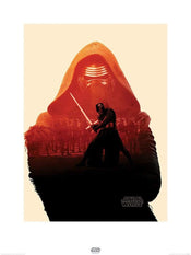 Pyramid Star Wars Episode VII Kylo Ren Tri Art Print 60x80cm | Yourdecoration.co.uk